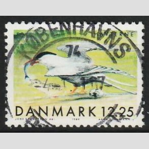 FRIM�RKER DANMARK | 1999 - AFA 1225 - Danske tr�kfugle - 12,25 Kr. Havterne - Pragt Stemplet 