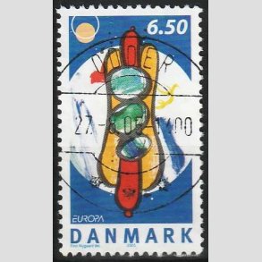 FRIM�RKER DANMARK | 2005 - AFA 1437 - Europam�rker - 6,50 Kr. Hotdog - Lux Stemplet Odder