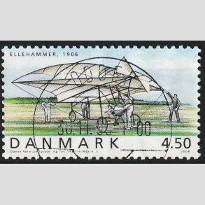 FRIM�RKER DANMARK | 2006 - AFA 1478 - Ellehammer - 4,50 Kr. flerfarvet - Lux Stemplet