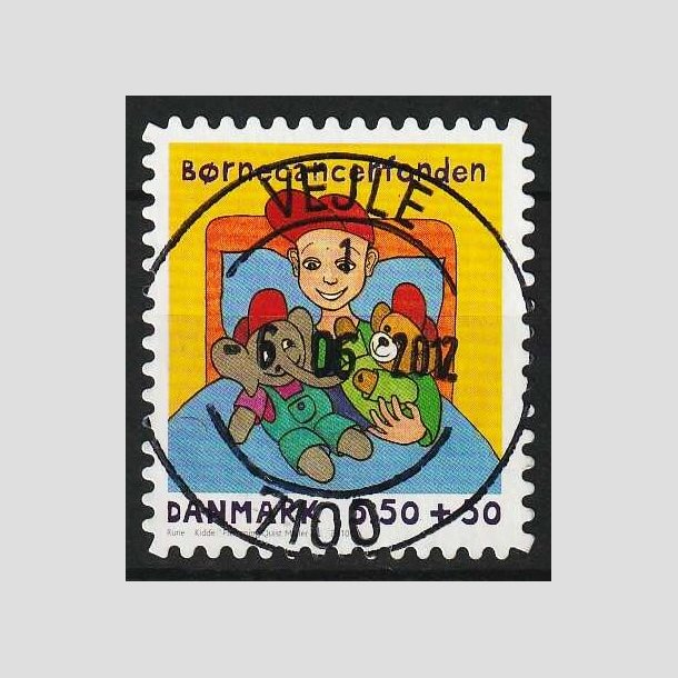 FRIMRKER DANMARK | 2010 - AFA 1605Ea - Brnecanserfonden - 5,50 + 0,50 Kr. - Pragt Stemplet Vejle