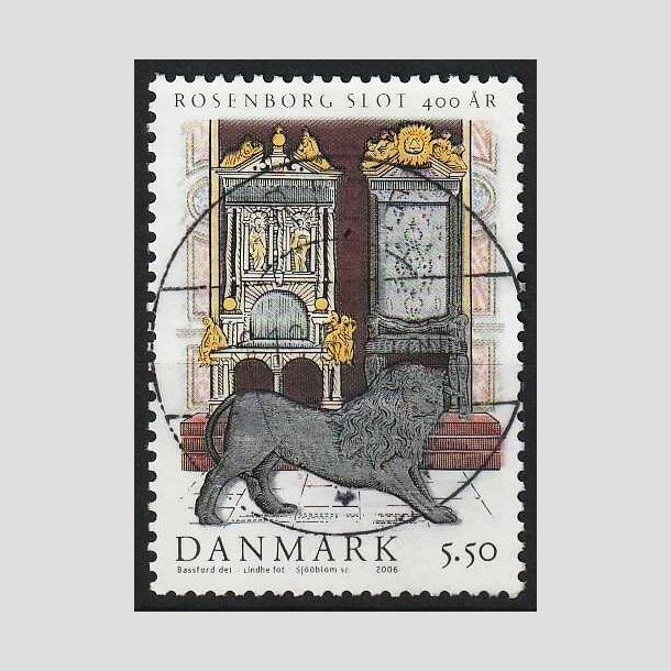 FRIM�RKER DANMARK | 2006 - AFA 1464 - Roseborg Slot 400 �r. - 5,50 Kr. - Pragt Stemplet Ribe
