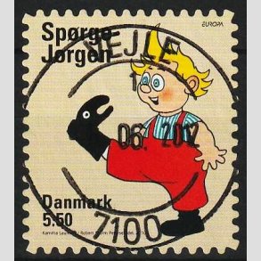 FRIMRKER DANMARK | 2010 - AFA 1628Eb - Brnebger - 5,50 Kr. Sprge-Jrgen - Pragt Stemplet
