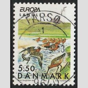 FRIM�RKER DANMARK | 1999 - AFA 1210 - Naturreservater - 5,50 Kr. Langli - Pragt Stemplet