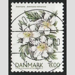 FRIM�RKER DANMARK | 2006 - AFA 1458 - For�rsblomster - 8,00 Kr. anemone - Lux Stemplet Odder