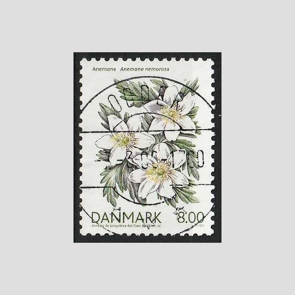 FRIM�RKER DANMARK | 2006 - AFA 1458 - For�rsblomster - 8,00 Kr. anemone - Lux Stemplet Odder