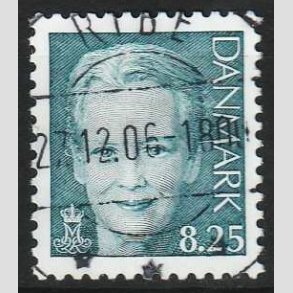 FRIMRKER DANMARK | 2006 - AFA 1489 - Dronning Margrethe II - 8,25 bl - Pragt Stemplet Ribe