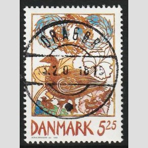 FRIM�RKER DANMARK | 1999 - AFA 1205 - For�rsbebudere - 5,25 Kr. G�s - Lux Stemplet Drag�r