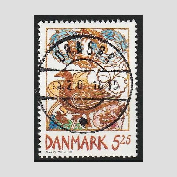 FRIM�RKER DANMARK | 1999 - AFA 1205 - For�rsbebudere - 5,25 Kr. G�s - Lux Stemplet Drag�r