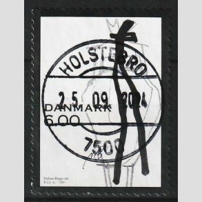 FRIM�RKER DANMARK | 2011 - AFA 1671 - Mode - 6,00 Kr. flerfarvet - Lux Stemplet