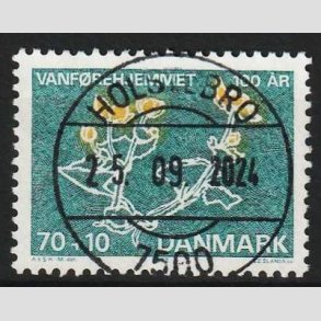 FRIMRKER DANMARK | 1972 - AFA 531 - Vanfrehjemmet 100 r - 70 + 10 re grn/gul - Lux Stemplet