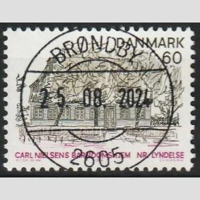 FRIM�RKER DANMARK | 1974 - AFA 567 - Landsdelsserie Fyn - 60 �re flerfarvet - Lux Stemplet 