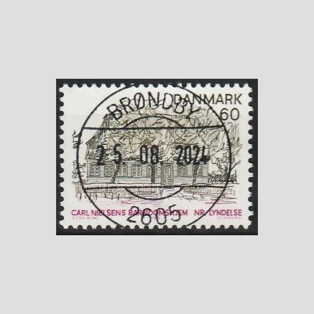 FRIM�RKER DANMARK | 1974 - AFA 567 - Landsdelsserie Fyn - 60 �re flerfarvet - Lux Stemplet 