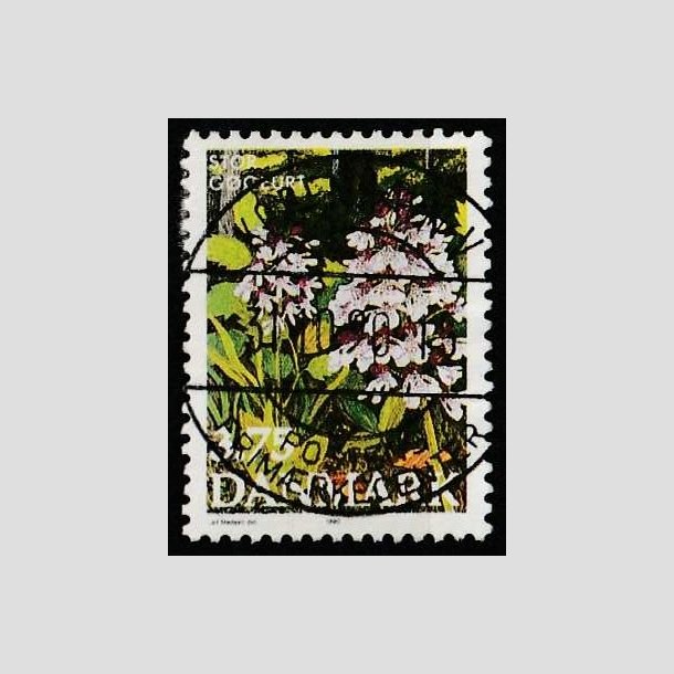 FRIMRKER DANMARK | 1990 - AFA 972 - Dansk flora - 3,75 Kr. flerfarvet - Lux Stemplet