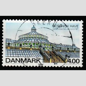 FRIMRKER DANMARK | 2001 - AFA 1272 - Botanisk Have - 4,00 Kr. flerfarvet - Lux Stemplet 