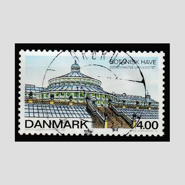 FRIM�RKER DANMARK | 2001 - AFA 1272 - Botanisk Have - 4,00 Kr. flerfarvet - Lux Stemplet 