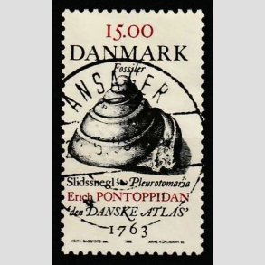 FRIM�RKER DANMARK | 1998 - AFA 1194 - Fossiler - 15,00 Kr. flerfarvet - Lux Stemplet Ansager