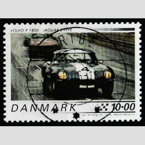 FRIM�RKER DANMARK | 2006 - AFA 1472 - Klassiske racerbiler - 10,00 Kr. Jaguar E - Lux Stemplet Ribe