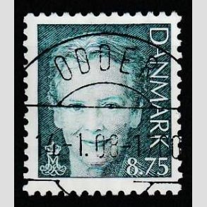FRIMRKER DANMARK | 2008 - AFA 1523 - Dronning Margrethe II - 8,75 blgrn - Lux Stemplet Odder