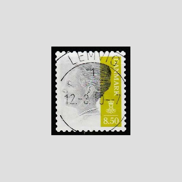 FRIMRKER DANMARK | 2010 - AFA 1608E - Dronning Margrethe II - 8,50 Kr. - Lux stemplet Lemvig