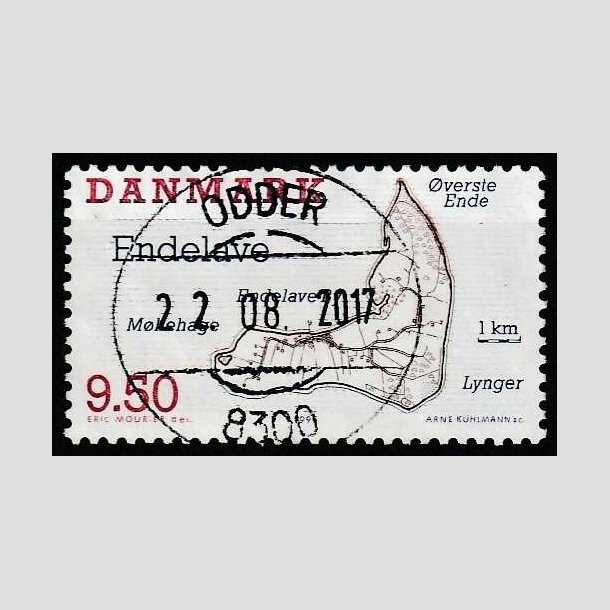 FRIM�RKER DANMARK | 1995 - AFA 1089 - Danske sm��er - 9,50 Kr. flerfarvet - Pragt Stemplet 