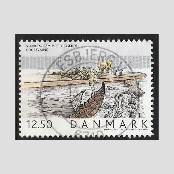 FRIM�RKER DANMARK | 2004 - AFA 1403 - Vikingeskibsmuseet - 12,50 Kr. Udgravning - Pragt Stemplet