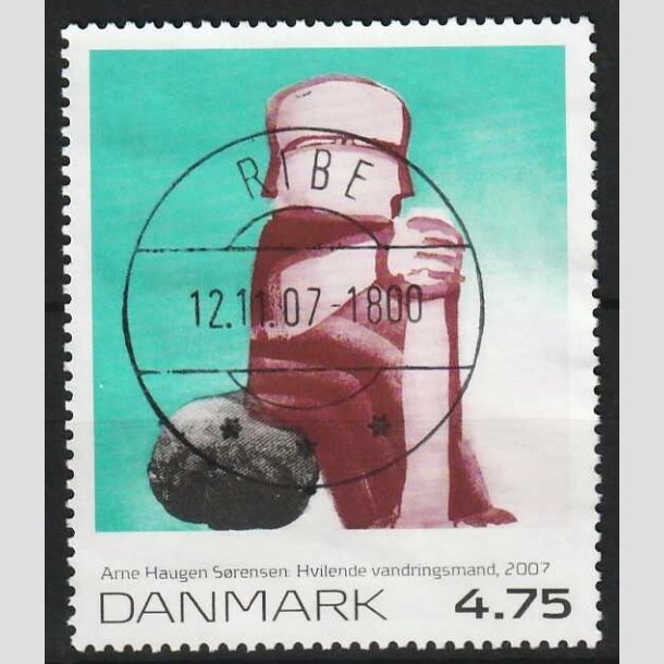 FRIM�RKER DANMARK | 2007 - AFA 1508 - Frim�rkekunst 10. - 4,75 Kr. - Lux Stemplet Ribe
