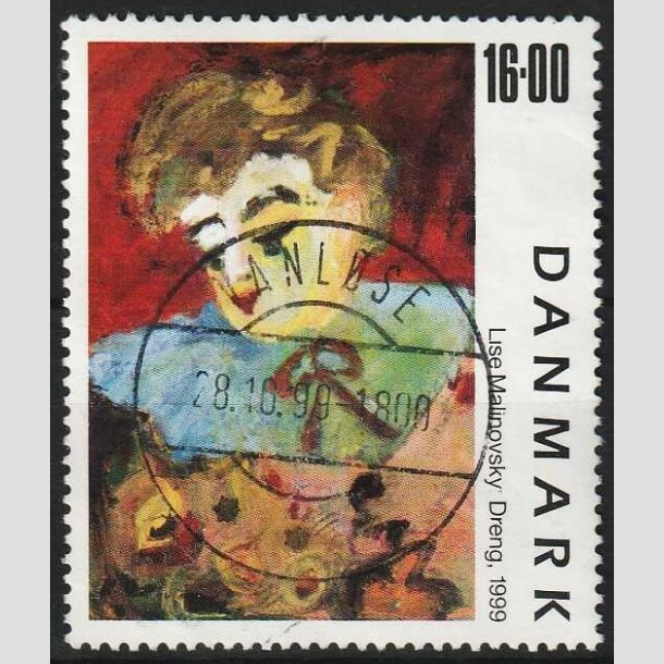 FRIM�RKER DANMARK | 1999 - AFA 1219 - Frim�rkekunst 2. - 16,00 Kr. - Lux Stemplet Vanl�se