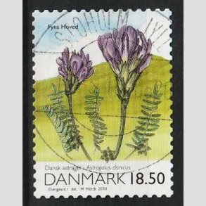 FRIMRKER DANMARK | 2010 - AFA 1603 - Danmarks natur - 18,50 Kr. flerfarvet - Pragt Stemplet Stoholm