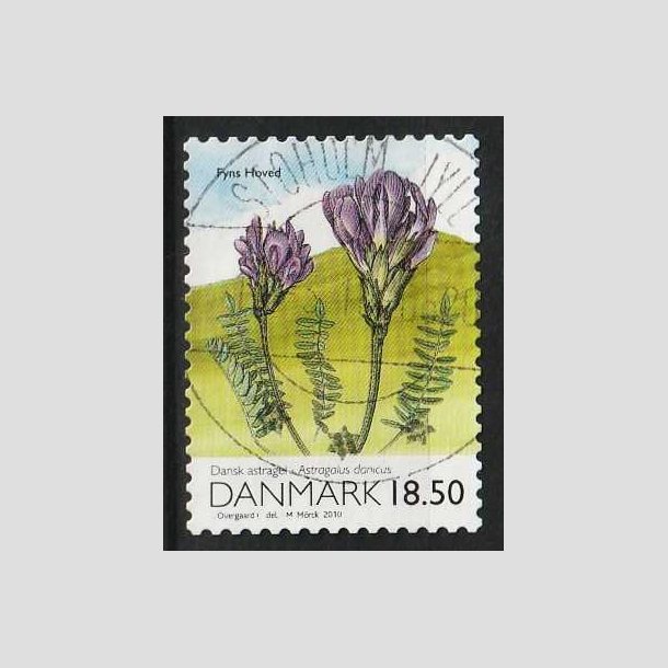 FRIMRKER DANMARK | 2010 - AFA 1603 - Danmarks natur - 18,50 Kr. flerfarvet - Pragt Stemplet Stoholm