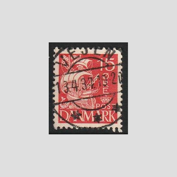 FRIMRKER DANMARK | 1937-40 - AFA 203a - Karavel 15 re rd Type II - Lux Stemplet Vejen