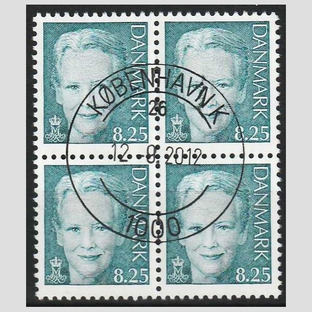 FRIMRKER DANMARK | 2006 - AFA 1489 - Dronning Margrethe II - 8,25 bl 4-blok - Pragt Stemplet