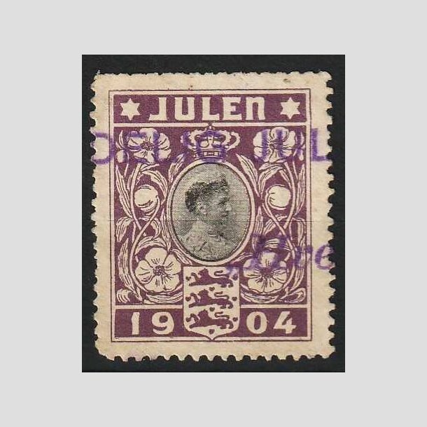 JULEM�RKER DANMARK | 1904 - Dronning Louise - Stemplet