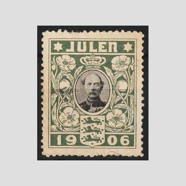 JULEM�RKER DANMARK | 1906 - Kong Christian IX - Ubrugt