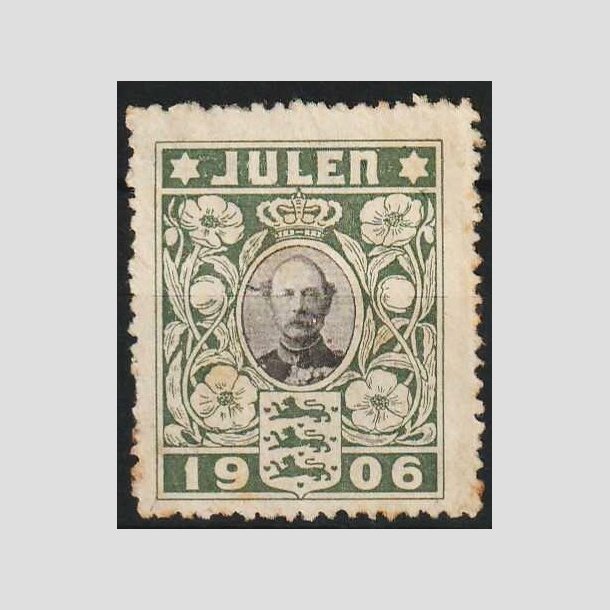 JULEM�RKER DANMARK | 1906 - Kong Christian IX - Ubrugt