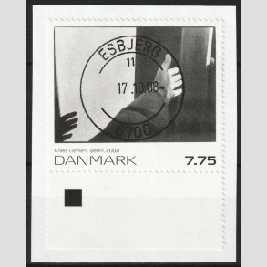 FRIM�RKER DANMARK | 2008 - AFA 1555 - Frim�rkekunst 11. - 7,75 Kr. p� klip - Lux Stemplet