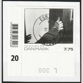 FRIM�RKER DANMARK | 2008 - AFA 1555 - Frim�rkekunst 11. - 7,75 Kr. p� klip - Lux Stemplet