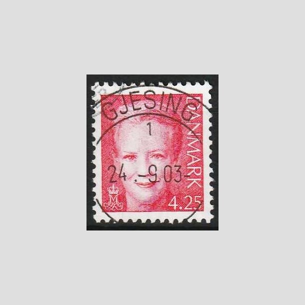 FRIMRKER DANMARK | 2003 - AFA 1338 - Dronning Margrethe - 4,25 Kr. rd - Lux Stemplet 