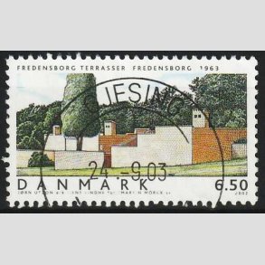 FRIM�RKER DANMARK | 2002 - AFA 1335 - Danske boliger I. - 6,50 Kr. - Pragt Stemplet