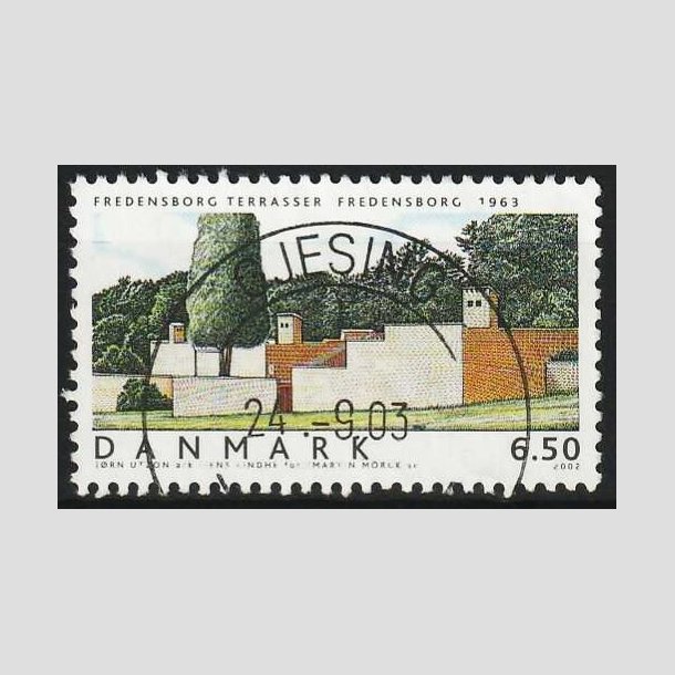 FRIM�RKER DANMARK | 2002 - AFA 1335 - Danske boliger I. - 6,50 Kr. - Pragt Stemplet