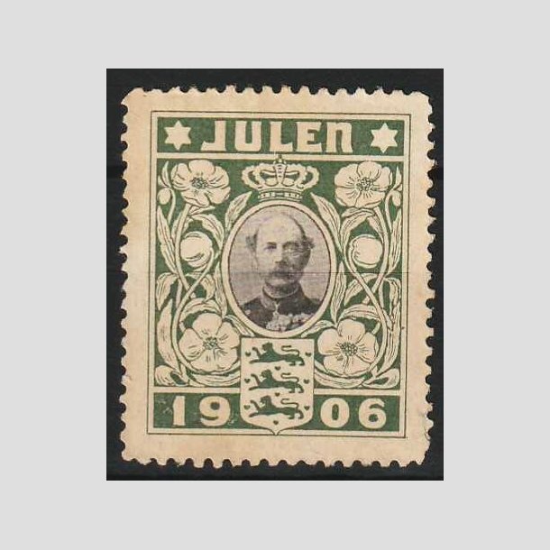 JULEM�RKER DANMARK | 1906 - Kong Christian IX - Ubrugt