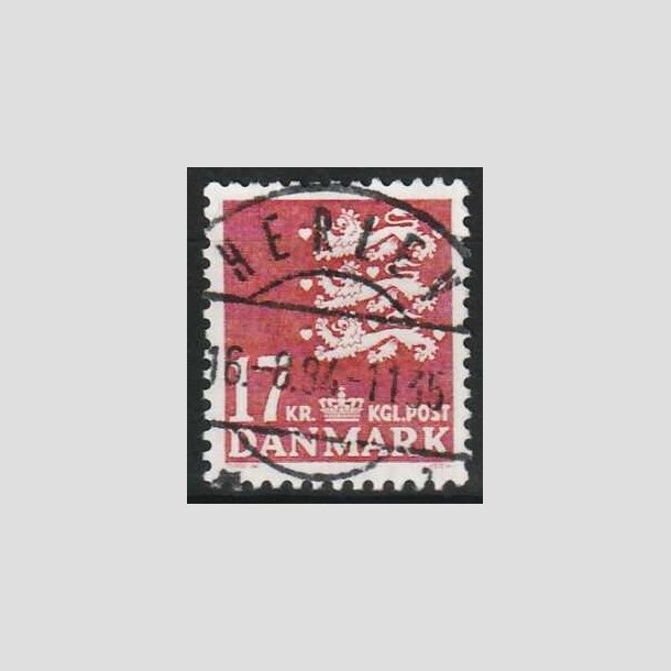 FRIM�RKER DANMARK | 1984 - AFA 795 - Rigsv�ben 17 Kr. matr�d - Pragt Stemplet 