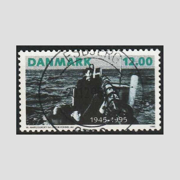 FRIM�RKER DANMARK | 1995 - AFA 1094 - 50 �ret for befrielsen - 12,00 Kr. - Pragt Stemplet Esbjerg