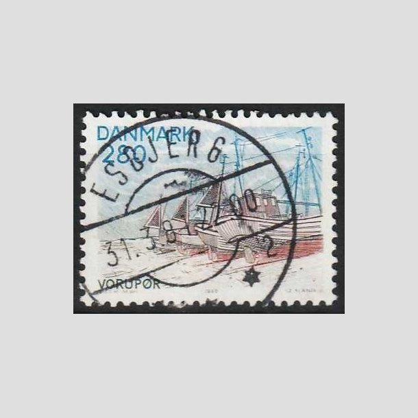 FRIM�RKER DANMARK | 1980 - AFA 703 - Jylland nord for Limfjorden - 280 �re - Lux Stemplet Esbjerg