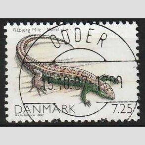 FRIM�RKER DANMARK | 2007 - AFA 1514 - Danmarks natur I - 7,25 Kr. - Lux Stemplet Odder