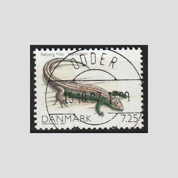 FRIM�RKER DANMARK | 2007 - AFA 1514 - Danmarks natur I - 7,25 Kr. - Lux Stemplet Odder