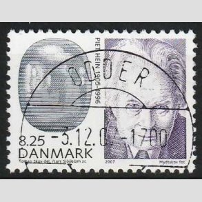 FRIM�RKER DANMARK | 2007 - AFA 1521 - Store danskere I - 8,25 Kr. - Lux Stemplet Odder