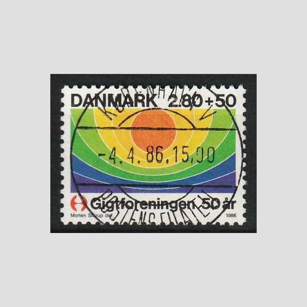 FRIM�RKER DANMARK | 1986 - AFA 855 - Gigtforeningen 50 �r - 2,80 Kr. + 50 �re - Lux Stemplet