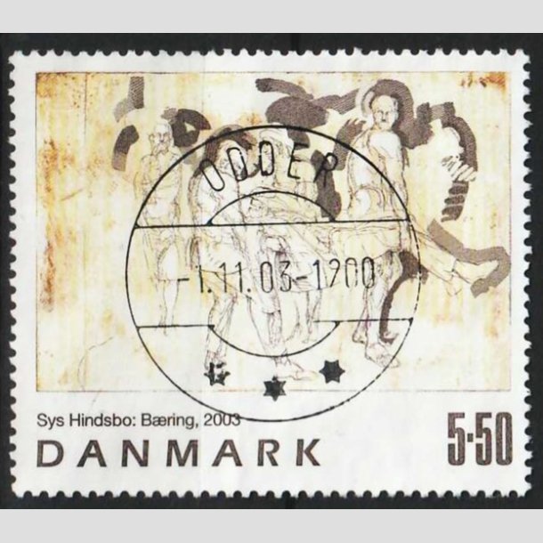 FRIM�RKER DANMARK | 2003 - AFA 1361 - Frim�rkekunst 6. - 5,50 Kr. Sys Hindsbo - Lux Stemplet 
