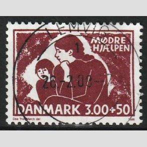 FRIM�RKER DANMARK | 1988 - AFA 917 - M�drehj�lpen - 3,00 Kr. + 50 �re - Pragt Stemplet Lemvig