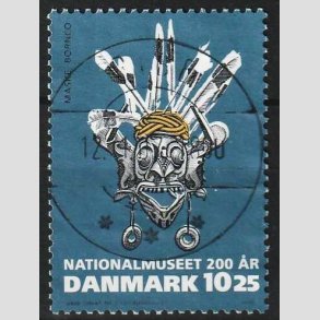 FRIM�RKER DANMARK | 2007 - AFA 1504 - Nationalmuseet 200 �r. - 10,25 Kr. - Pragt Stemplet 